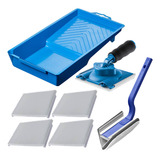 Kit Pad Recorte 360 4 Refis Bandeja Pintura Pad Canto