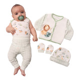 Kit Pagão Bebê Menino Body Maternidade Inverno Plush Frio