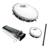 Kit Pagode Torelli Reco Reco Tamborim Pandeiro 10 