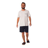 Kit Pai E Filho Pijamas 100 Algodão Manga Curta Verão