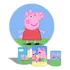 Kit Painel + 3 Capas De Festa Sublimado  Peppa Pig