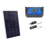 Kit Painel Placa Energia Solar 100w