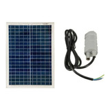 Kit Painel Placa Solar 20w Bomba 12v 17w 600l h