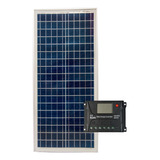 Kit Painel Placa Solar 30w Controlador Energia Solar Fotovol