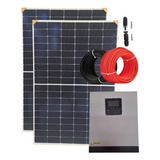 Kit Painel Placa Solar 410w Inversor Solar Off Grid 3000w