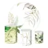 Kit Painel Redondo + Capas Cilindros Tecido Folhagem
