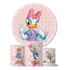 Kit Painel Redondo + Trio Capas De Cilindro Desenhos Animado