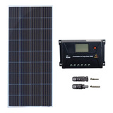 Kit Painel Solar 150w Com Controlador