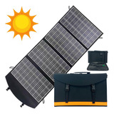 Kit Painel Solar Placa Energia Com Carregador Usb Dobrável