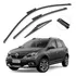 Kit Palheta Limpador Parabrisa Silicone Sandero 2015 À 2023