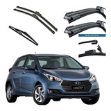 Kit Palhetas Limpador Parabrisa Chuva Hb20 Hatch 2013 A 2019