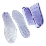 Kit Palmilha E Calcanheira Em Gel Silicone Contra Dores Pés