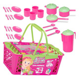 Kit Panelinhas Brinquedo Jogo De Cozinha Infantil Utensílios