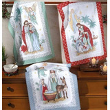 Kit Pano De Copa Ou Prato 3 Peças 45x65cm Döhler Natal 103