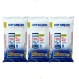 Kit Pano Umedecido Coperalcool C 3 Pack 50 Lenços Cada
