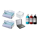 Kit Panótico 100 Lâminas 100 Lamínulas Porta Lâminas