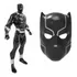 Kit Pantera Negra Boneco + Mascara Brinde Marvel Vingadores