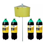 Kit Papa Mosca 01 Armadilha 8 Litros De Atrativo