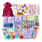 Kit Papelaria Criativa Fofa 20 Itens Saco Para Presente Luxo