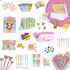 Kit Papelaria Criativa Fofa Divertida Kawaii Liccil Caixa 15 Itens Criativos Material Escolar Estojo Lapis Caneta Menina Presente