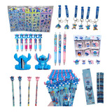 Kit Papelaria Fofa Kawaii Stitch Presente Criativo Escolar