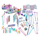 Kit Papelaria Fofa Presente Menina Teen Caneta Gel Presente