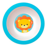 Kit Papinha Bebê Pratinho Bowl Tigela Girafa E Leão Buba