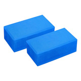 Kit Par 2x Bloco De Yoga Eva 500g Bloquinho Tijolo Pilates