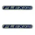 Kit Par Adesivo Flex One Emblema Fit Hrv Civic City New Xre