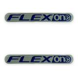 Kit Par Adesivo Flex One Emblema Fit Hrv Civic City New Xre