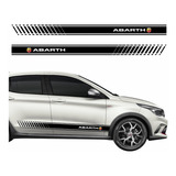 Kit Par Adesivos Compatível Faixa Lateral Argo Abarth R563