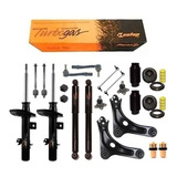 Kit Par Amortecedor Bandeja Pivo Bieleta Terminal C3