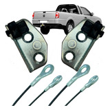 Kit Par Batente Cabo De Aço Tampa Caçamba Saveiro G2 G3 G4