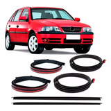 Kit Par Borracha Pingadeira Friso Teto Gol G3 G4 4 Portas