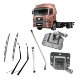 Kit Par Braço Palheta Haste Pivô Limpador Vw Constellation
