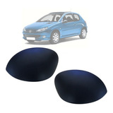 Kit Par Capa Tampa Retrovisor Peugeot 206 1999 Até 2010