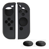 Kit Par Capas De Silicone E Grips P Joycons Nintendo Switch