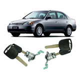 Kit Par Cilindro Miolo Porta C chave Honda Civic 01 Até 2005