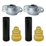 Kit Par Coxim Coifa Batente Amortecedor Traseiro Saveiro G5