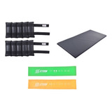 Kit Par De Caneleira 10kg Mini Band Zstorm Colchonete