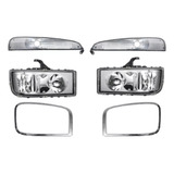 Kit Par Farol Principal Axor farol Lanterna Aro Le ld