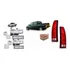Kit Par Farol + Setas Cristal + Lanterna Cristal Silverado 9