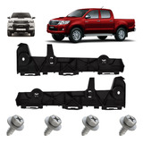 Kit Par Guia Do Parachoque Hilux Pick up 2012 2013 2014 2015