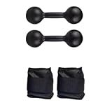 Kit Par Halter Pintado Peso 2 Kg - Caneleira 2 Kg Par Tornozeleira