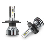 Kit Par Lâmpada Farol Automotiva Super Led Branco H1 H4 H11