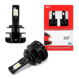 Kit Par Lâmpada Super Led H7 Cinoy Com Adaptador Para Gol G5