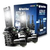 Kit Par Lâmpada Ultra Led Force One 8000k 4100lm Techone