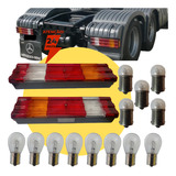 Kit Par Lanterna Traseira Lâmpadas 24v Mb Axor actros