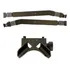 Kit Par Longarina Curvo 290mm + Base Para Pedestal Slim Stay