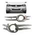 Kit Par Moldura Do Farol De Milha Golf 2007 A 2010 Cromada